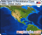 Willis Spine & Rehabilitation Centr satellite map