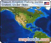 Possum Kingdom Fishing Guides
 satellite map