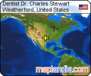 Dentist Dr. Charles Stewart satellite map