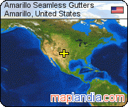 Amarillo Seamless Gutters satellite map