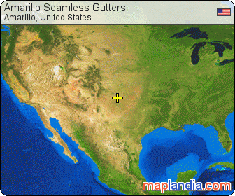 Amarillo Seamless Gutters satellite map