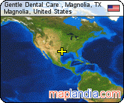 Gentle Dental Care , Magnolia, TX satellite map