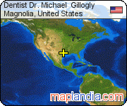Dentist Dr. Michael  Gillogly satellite map