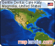 Gentle Dental Care Katy satellite map