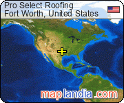 Pro Select Roofing satellite map