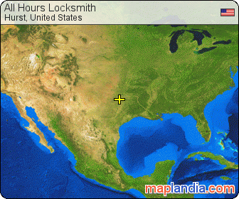 All Hours Locksmith satellite map