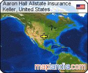 Aaron Hall Allstate Insurance satellite map