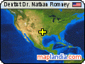 Dentist Dr. Nathan Romney satellite map