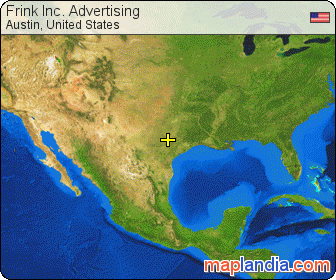 Frink Inc. Advertising satellite map