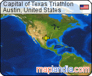 Capital of Texas Triathlon satellite map