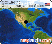 Cox Electric satellite map