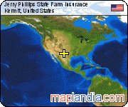 Jerry Phillips State Farm Insurance satellite map