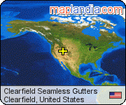 Clearfield Seamless Gutters satellite map