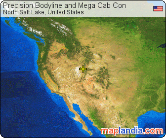 Precision Bodyline and Mega Cab Con satellite map