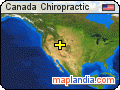 Canada Chiropractic satellite map