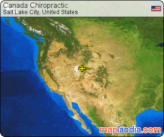 Canada Chiropractic satellite map