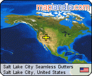 Salt Lake City Seamless Gutters satellite map
