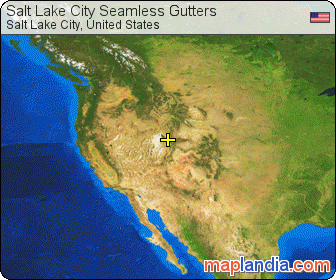 Salt Lake City Seamless Gutters satellite map