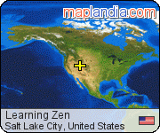 Learning Zen satellite map