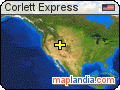 Corlett Express satellite map