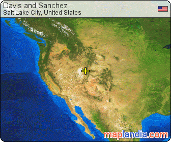 Davis and Sanchez satellite map