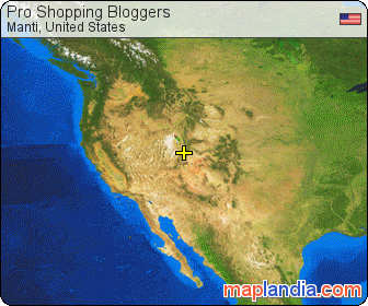 Pro Shopping Bloggers satellite map