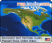 ROSQUIST DOT TESTING CLINIC satellite map