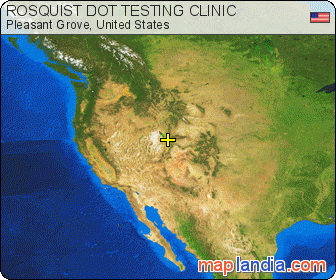ROSQUIST DOT TESTING CLINIC satellite map