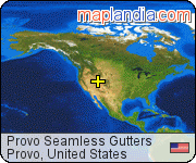 Provo Seamless Gutters satellite map