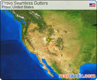 Provo Seamless Gutters satellite map