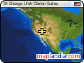 St George Utah Clarion Suites satellite map