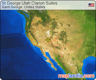St George Utah Clarion Suites satellite map