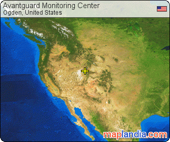 Avantguard Monitoring Center satellite map