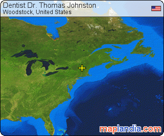 Dentist Dr. Thomas Johnston satellite map