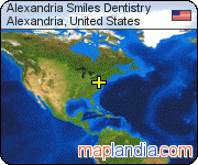 Alexandria Smiles Dentistry satellite map