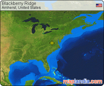 Blackberry Ridge satellite map