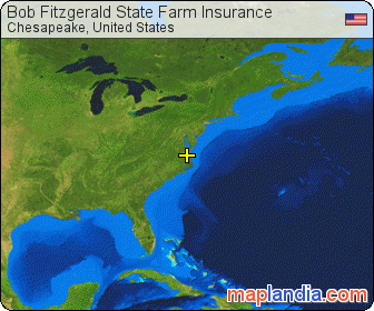 Bob Fitzgerald State Farm Insurance satellite map