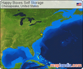 Happy Boxes Self Storage satellite map