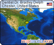 Dentist Dr. Bradley Delph satellite map