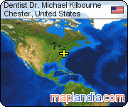 Dentist Dr. Michael Kilbourne satellite map