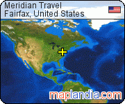 Meridian Travel satellite map