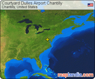 Courtyard Dulles Airport Chantilly satellite map