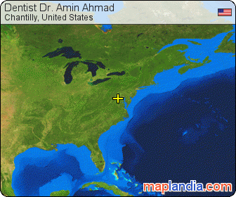 Dentist Dr. Amin Ahmad satellite map