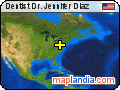 Dentist Dr. Jennifer Diaz satellite map