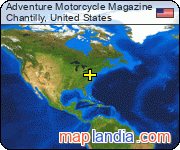 Adventure Motorcycle Magazine satellite map