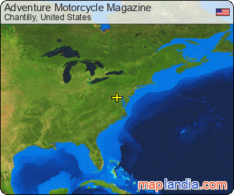 Adventure Motorcycle Magazine satellite map