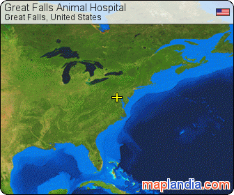 Great Falls Animal Hospital satellite map