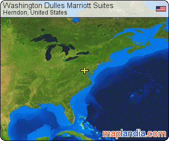 Washington Dulles Marriott Suites satellite map