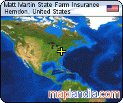 Matt Martin State Farm Insurance satellite map