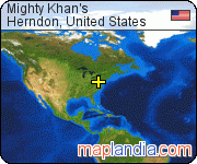 Mighty Khan's satellite map